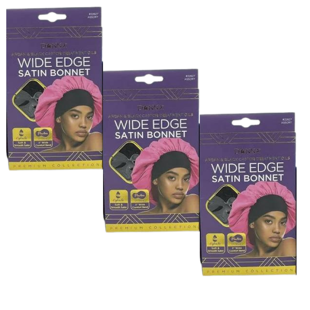 Wide Edge Satin Bonnet