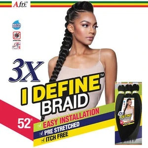 BRAIDING HAIR *3Pack* PRE-STRETCHED