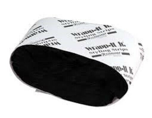 1 Individual Roll of Wrapp It Jr Black Styling Strips